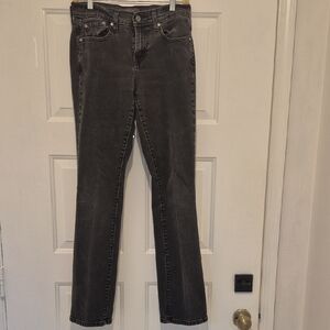 Levi's Women's Black Straight Leg Jeans